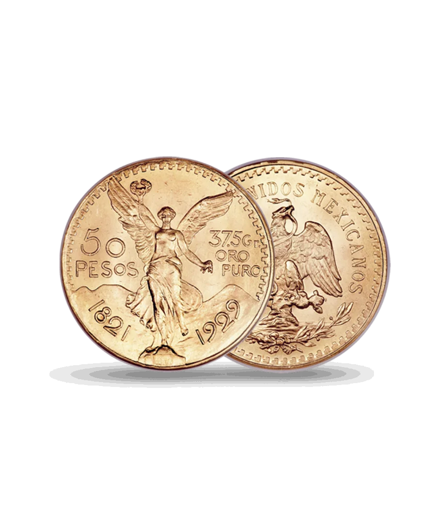 Mexikanische 50 Pesos CENTENARIO Goldmünze erhältlich bei VIRTU LUXURY