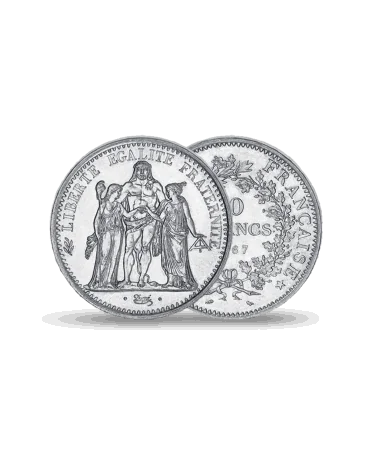 Silbermünze 10 Francs HERCULE, erhältlich bei VIRTU LUXURY