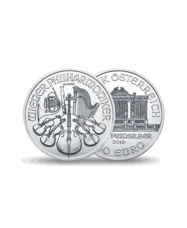 PHILHARMONIKER Silbermünze verfügbar bei VIRTU LUXURY