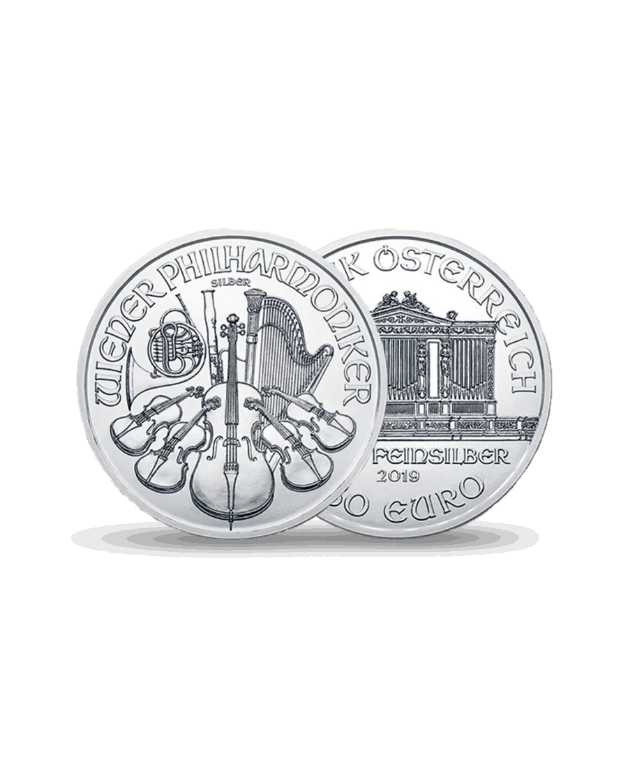 PHILHARMONIKER Silbermünze verfügbar bei VIRTU LUXURY