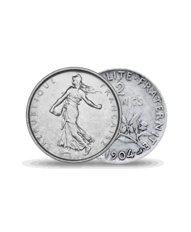 2 Francs SEMEUSE Silbermünze erhältlich bei VIRTU LUXURY