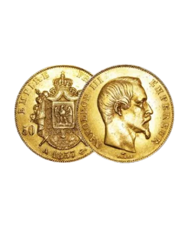 50-Francs-Goldmünze erhältlich bei VIRTU LUXURY