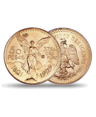Mexikanische 50 Pesos CENTENARIO Goldmünze erhältlich bei VIRTU LUXURY