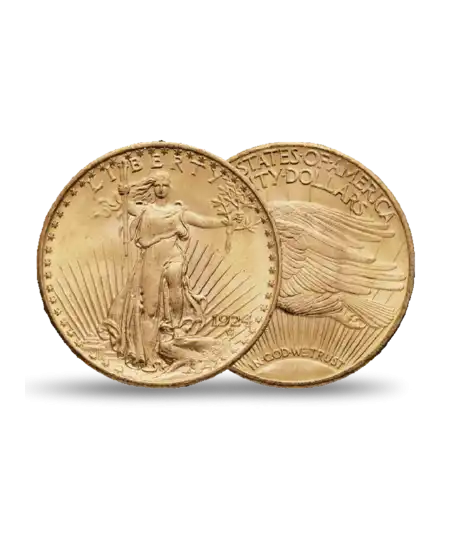 Amerikanische 20-Dollar-Goldmünze Double Eagle erhältlich bei VIRTU LUXURY