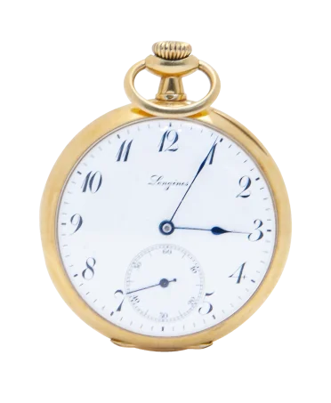 Taschenuhr Admiral aus Gelbgold Unisex des Hauses Longines. Erhältlich bei VIRTU LUXURY.