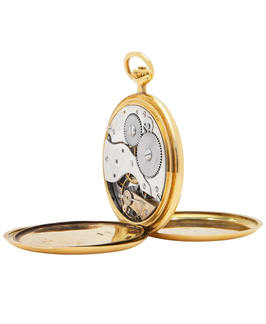Taschenuhr aus 18 Karat Gelbgold. Erhältlich bei VIRTU LUXURY. Taschenuhr aus 18 Karat Gelbgold. Erhältlich bei VIRTU LUXURY.