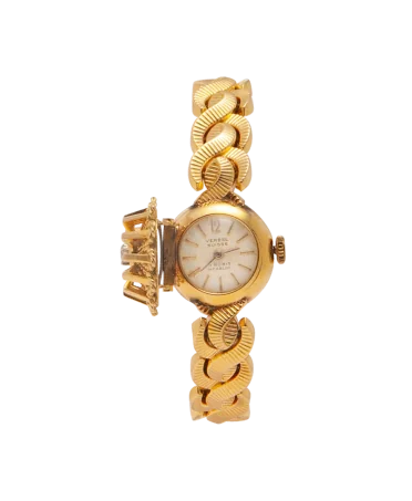 Verbel Uhr in Gelbgold mit 1 Solitärdiamanten. Erhältlich bei VIRTU LUXURY.