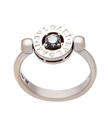 Bulgari Solitärring - Luxusring - Diamantring - Weissgoldring - VIRTU LUXURY