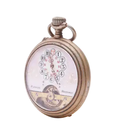 Hebdomas 8-Tage-Taschenuhr der Uhrenmarke BREGUET. Erhältlich bei VIRTU LUXURY.