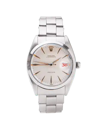 Uhr Oyster Date Precision, eine Luxusuhr von Rolex. Erhältlich bei VIRTU LUXURY.