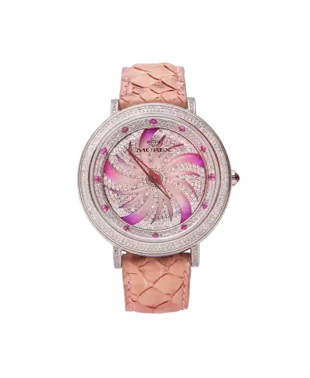 Uhr RSL925 Python mit Diamanten und Rubinen. Erhältlich bei VIRTU LUXURY.