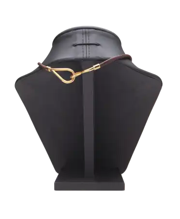 H 2000 Halskette mit Goldschloss - Hermès Marken-Halskette - Halskette mit Goldverschluss