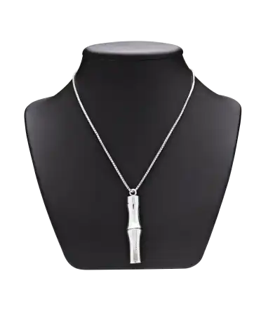 Bamboo Halskette - Gucci Bamboo Halskette - Silberkette - Gucci Halskette aus glänzendem Silber
