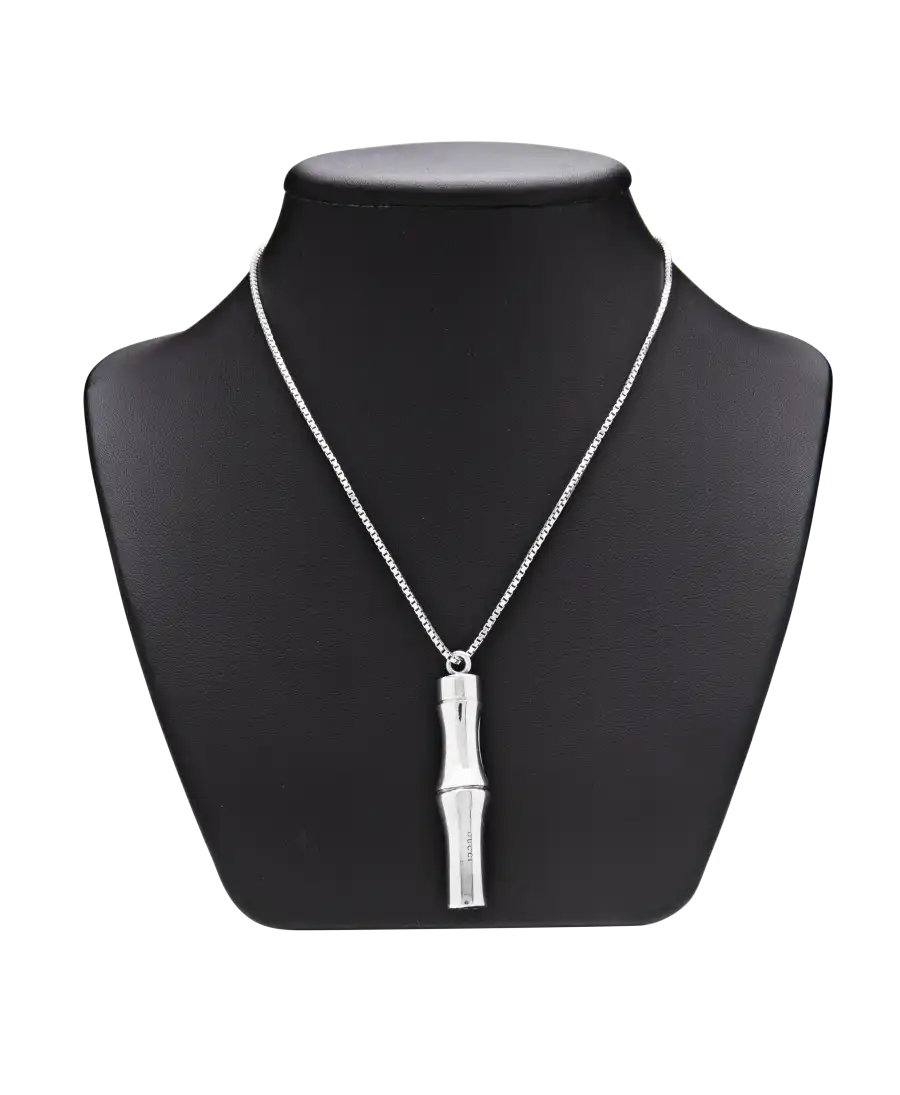 Bamboo Halskette - Gucci Bamboo Halskette - Silberkette - Gucci Halskette aus glänzendem Silber Bamboo Halskette - Gucci Bamboo Halskette - Silberkette - Gucci Halskette aus glänzendem Silber