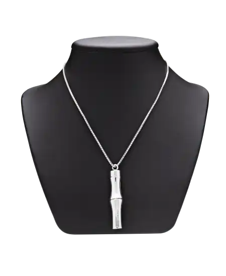 Bamboo Halskette - Gucci Bamboo Halskette - Silberkette - Gucci Halskette aus glänzendem Silber