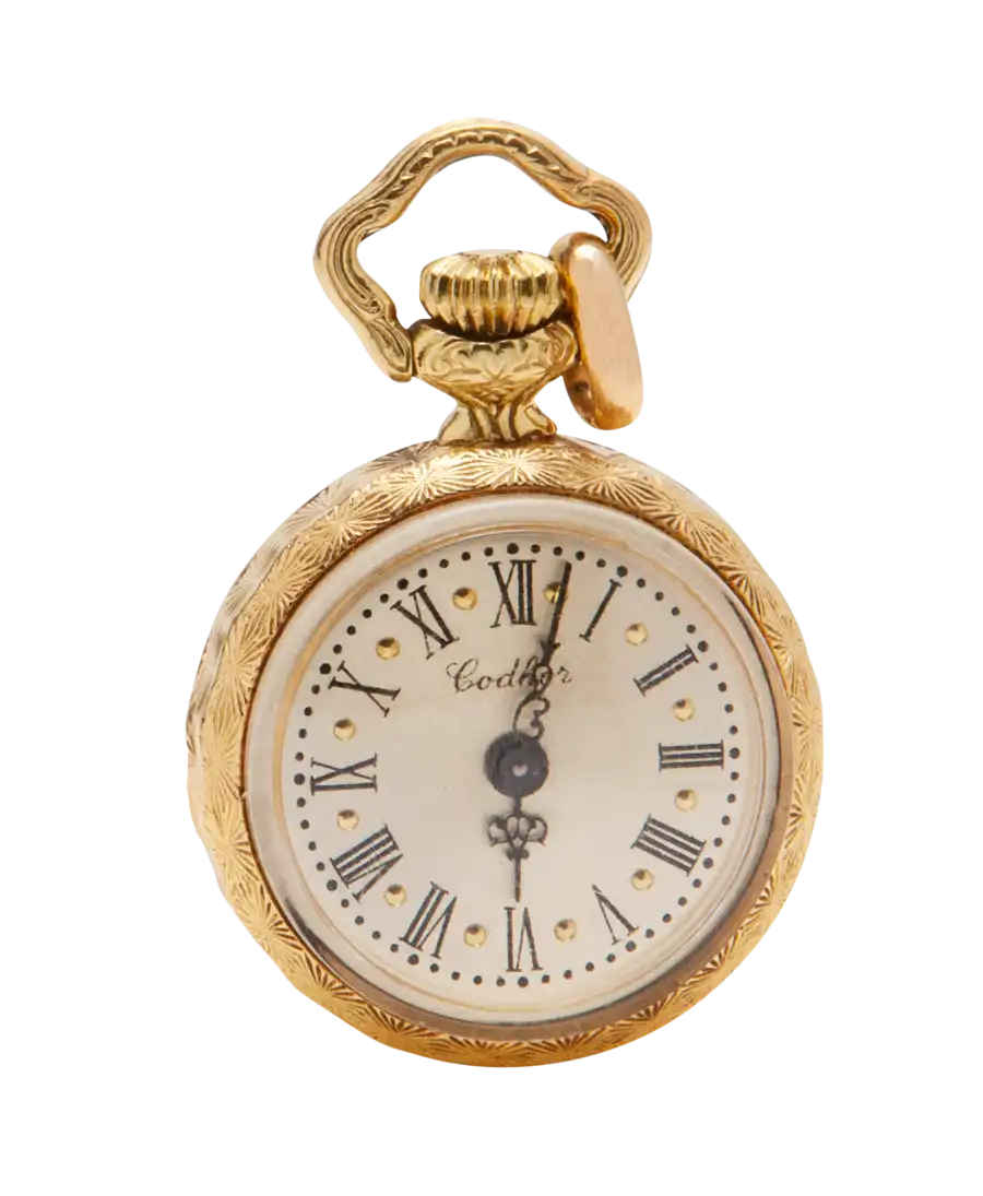 Anhänger-Taschenuhr aus 18 Karat Gelbgold mit Handaufzug. VIRTU LUXURY Anhänger-Taschenuhr aus 18 Karat Gelbgold mit Handaufzug. VIRTU LUXURY