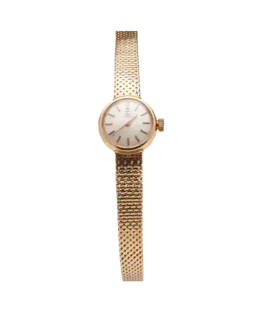 Vintage Fifties Gold Watch von der Uhrenmarke Tissot. Erhältlich bei VIRTU LUXURY.
