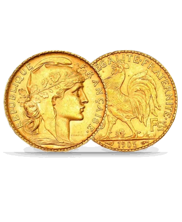 20 Franken Goldmünze Coq et Marianne Gold Münze Coq 20 Franken Marianne Gold