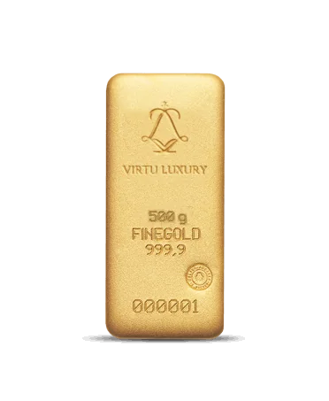 500-Gramm-Barren aus reinem 24K-Gold im Verkauf erhältlich bei VIRTU LUXURY