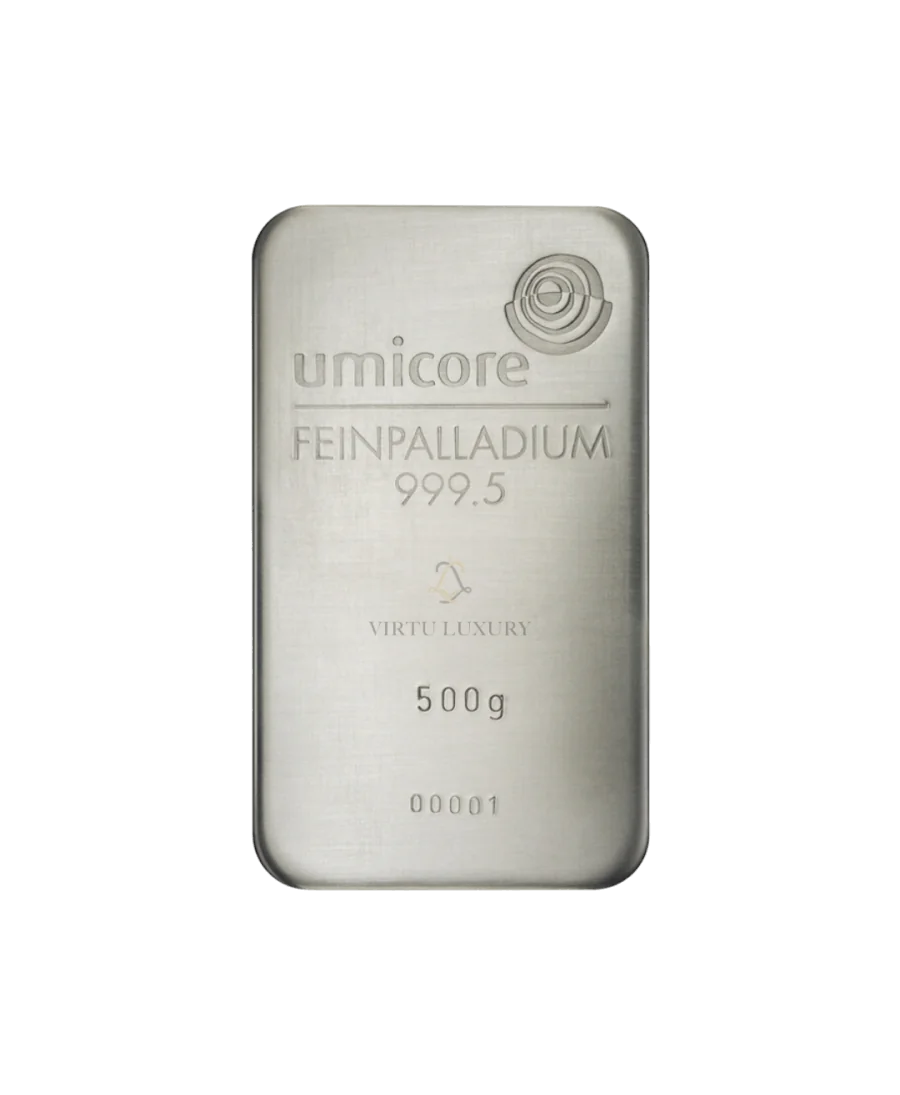 500 Gramm reiner 24K-PALLADIUM-Barren im Verkauf erhältlich bei VIRTU LUXURY