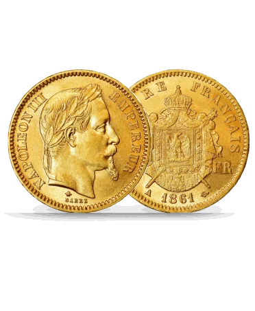 20 Francs Gold Napoleon Lorbeerkranz Goldmünze Nap Napoleon Napoleon III Lorbeerkranz