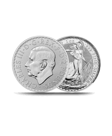 BRITANNIA Charles III Silbermünze erhältlich bei VIRTU LUXURY
