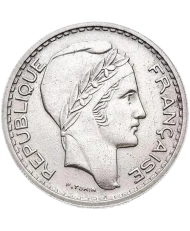 avers 10 Francs TURIN ARGENT chez VIRTU LUXURY