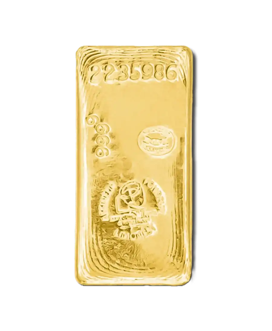 Gegossener Goldbarren MADE IN FRANCE zu 1 kg aus recyceltem 24K-Reingold von SAAMP, zum Verkauf erhältlich bei VIRTU LUXURY