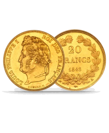 20 Francs Goldmünze Louis Philippe 1er erhältlich bei VIRTU LUXURY