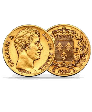 20 Francs Goldmünze CHARLES X erhältlich bei VIRTU LUXURY